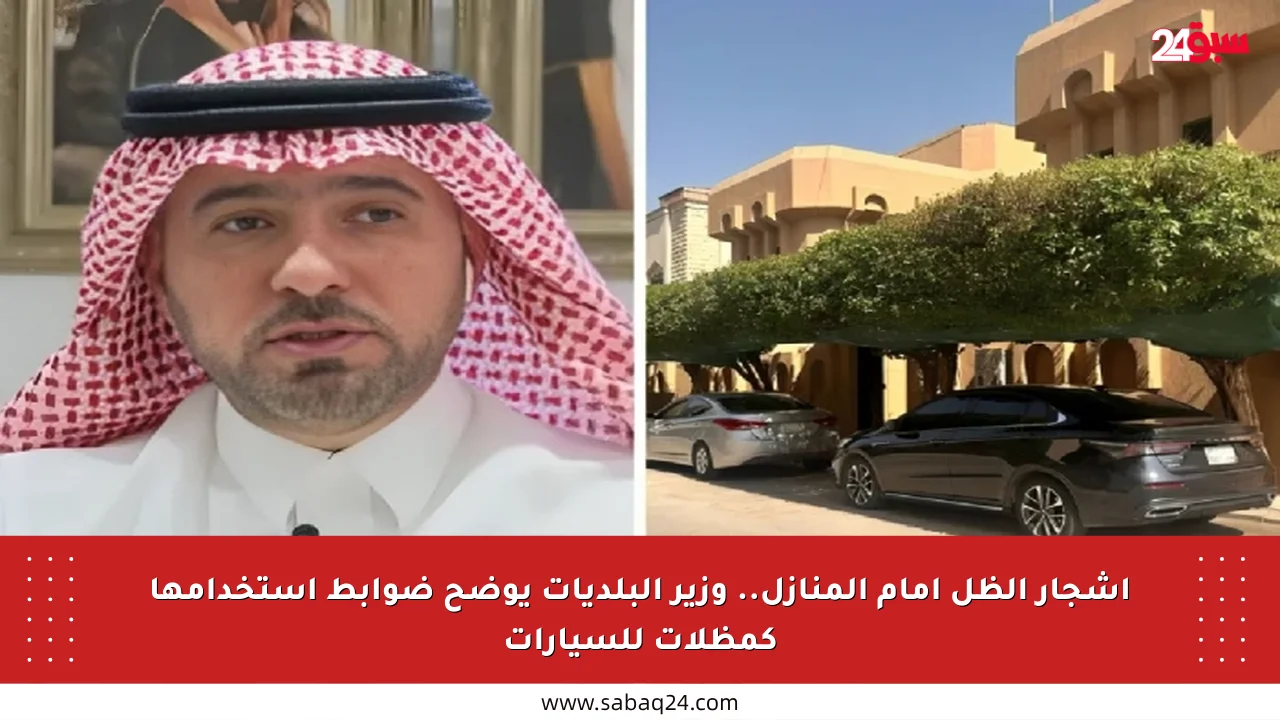 أشجار الظل أمام المنازل.. وزير البلديات يوضح ضوابط استخدامها كمظلات للسيارات
